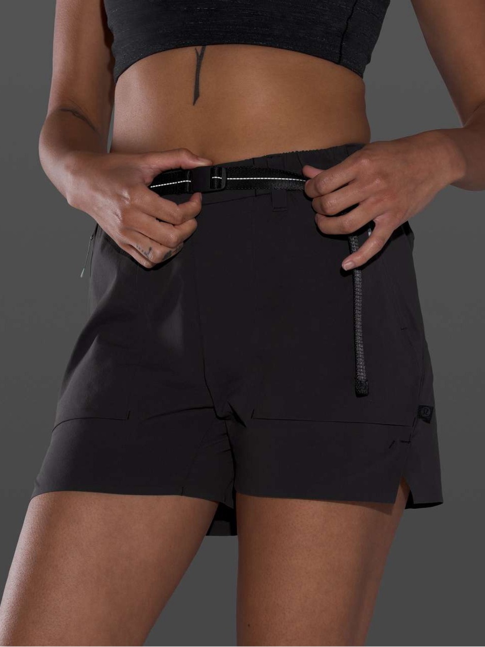 NWT Lululemon Lab Kosaten Short In Black Granite